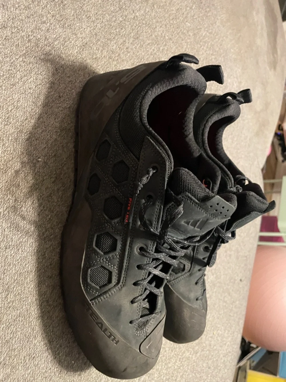 adidas Men's Black Athletic Trail Shoes